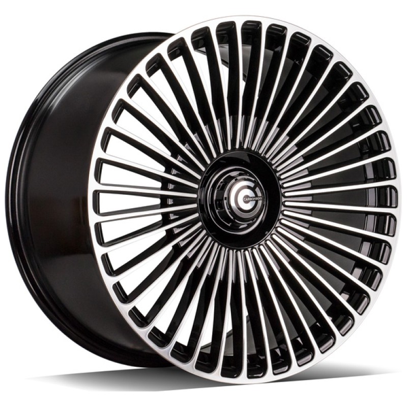 Janta aliaj Carbonado Hurricane 11x21 5x112 ET47 BFP - Black Front Polished