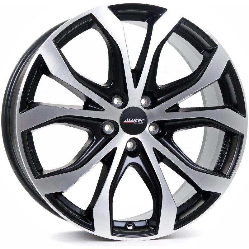 Janta aliaj ALUTEC W10-X 8.5x19 5X130 ET55 RACING SCHWARZ FRONTPOLIERT