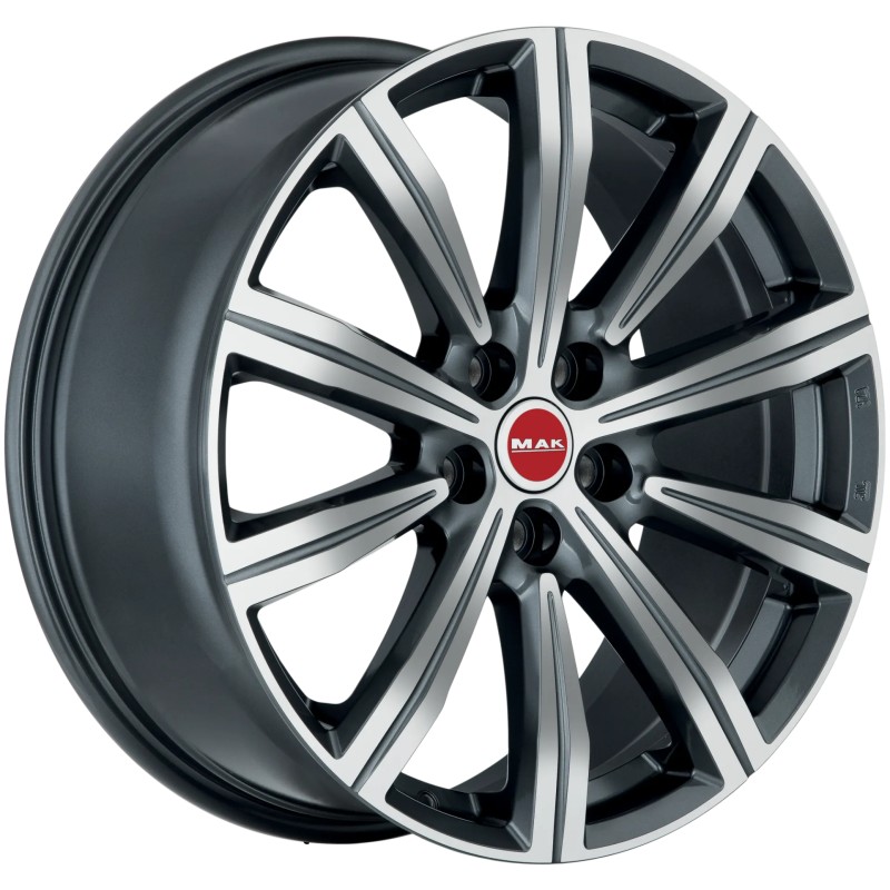 Janta aliaj MAK BIRMINGHAM 9.5x22 5X120 ET49 GUN MET-MIRROR FACE