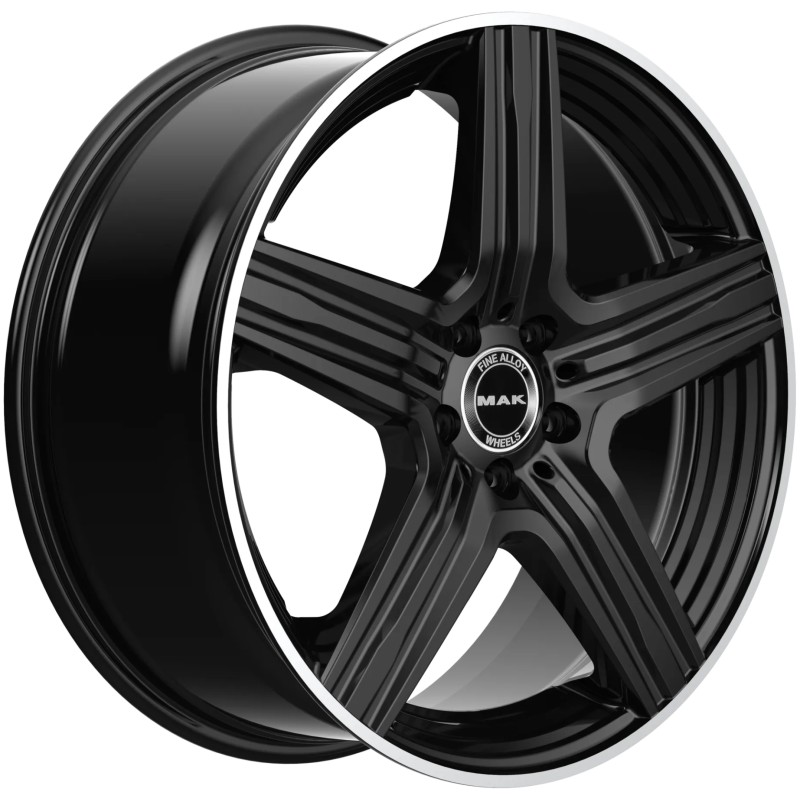 Janta aliaj MAK LEWIS 9x20 5X112 ET57 GLOSS BLACK MIRROR RING