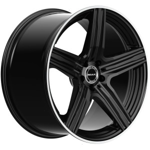 Janta aliaj MAK LEWIS-D 9.5x20 5X112 ET57 GLOSS BLACK MIRROR RING