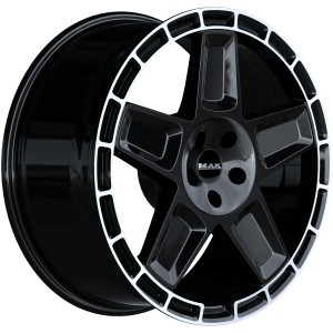 Janta aliaj MAK TREK 9x20 5X114.3 ET40 GLOSS BLACK MIRROR RING