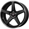 Janta aliaj MOMO Five 8x18 5X100 ET42 Matt Black Polished