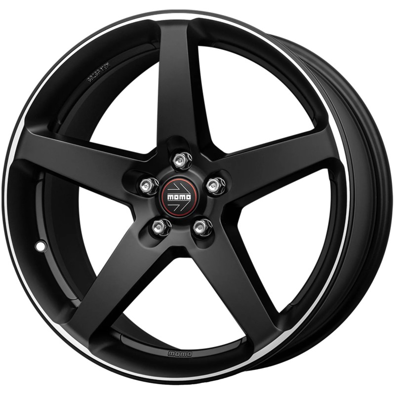 Janta aliaj MOMO Five 8x18 5X100 ET42 Matt Black Polished