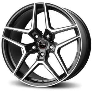 Janta aliaj MOMO RF-06 9.5x20 5X112 ET40 MATT BLACK POLISHED