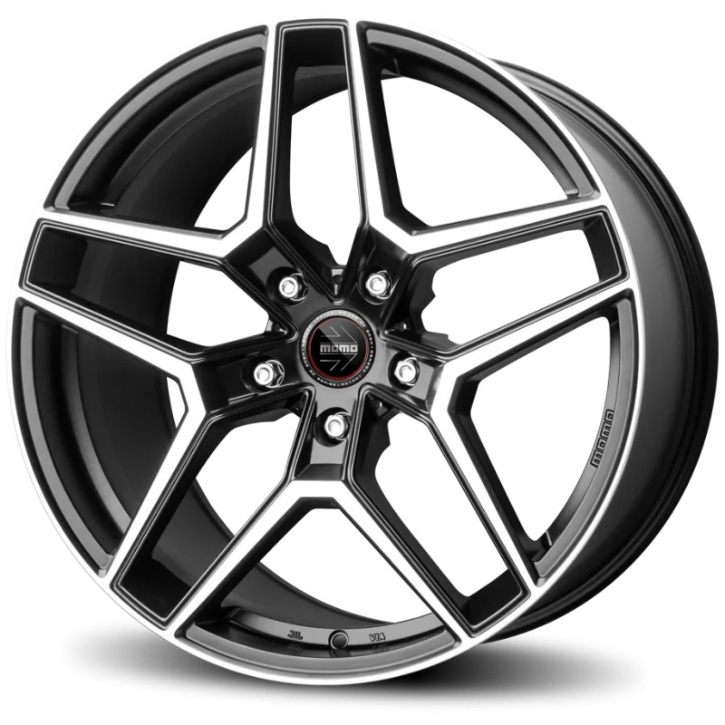 Janta aliaj MOMO RF-06 9.5x20 5X112 ET40 MATT BLACK POLISHED