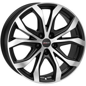Janta aliaj ALUTEC W10 8x18 5X112 ET39 RACING SCHWARZ FRONTPOLIERT