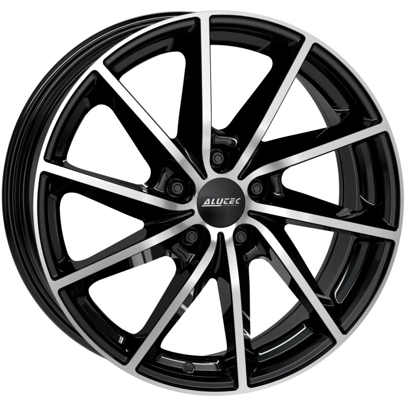 Janta aliaj ALUTEC SINGA 7.5x18 5X114.3 ET55 DIAMANT-SCHWARZ-FRONTPOLIERT
