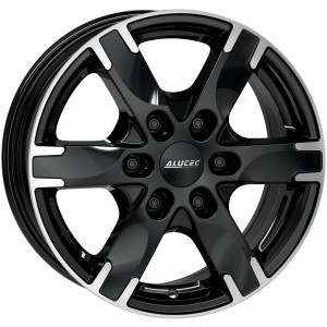 Janta aliaj ALUTEC TITAN 8x18 6X114.3 ET45 DIAMANT-SCHWARZ-FRONTPOLIERT