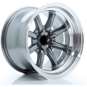 JANTA JR Wheels JR19 CB73.1 4x100 15/9 ET-13 Gun metal