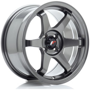 JANTA JR Wheels JR3 CB67.1 4x100 16/8 ET25 Gun metal