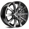 Janta aliaj Carbonado Raven 6.5x15" 4x100;4x98 ET35 BFP - Black Front Polished