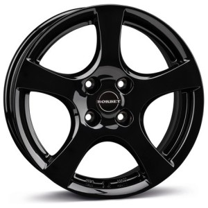 Janta aliaj Borbet F 6.0x15" 4x100 ET35 BG - Black Glossy