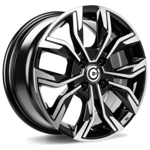 Janta aliaj Carbonado Price 6.5x15" 4x100 ET38 BFP - Black Front Polished
