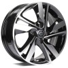 Janta aliaj Carbonado Sunshine 6.0x15" 4x100 ET35 BFP - Black Front Polished