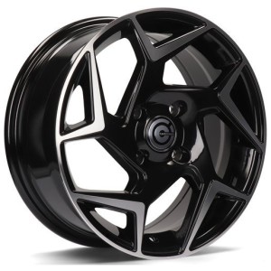 Janta aliaj Carbonado Clipper 6.5x15" 4x108 ET40 BFP - Black Front Polished