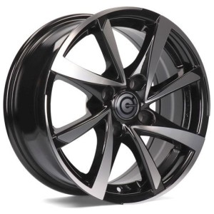 Janta aliaj Carbonado Marseille 6.5x15" 4x108 ET25 BFP - Black Front Polished