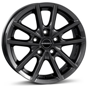 Janta aliaj Borbet W 6.0x15" 5x100 ET43 MAG - mistral anthracite glossy