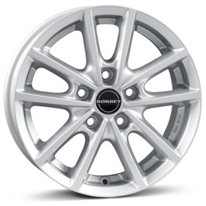 Janta aliaj Borbet W 6.0x15" 5x112 ET43 CS - Crystal silver