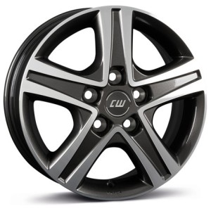 Janta aliaj Borbet CWD 6.0x15" 5x118 ET68 MAGP - Mistral anthracite glossy polished