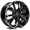 Janta aliaj Carbonado Rewind 6.5x16" 4x100 ET38 BFP - Black Front Polished