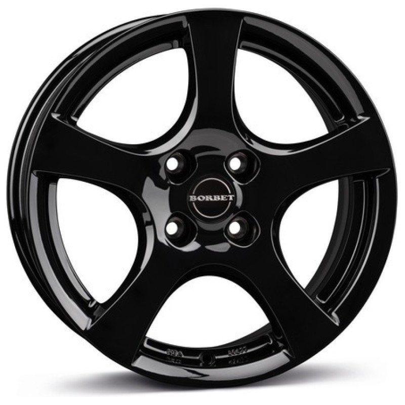 Janta aliaj Borbet F 6.5x16" 4x108 ET37.5 BG - Black Glossy