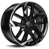 Janta aliaj Carbonado Rennes 7.0x16" 5x108 ET40 BFP - Black Front Polished