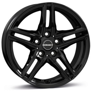Janta aliaj Borbet XR 7.5x16" 5x112 ET45 BG - Black Glossy