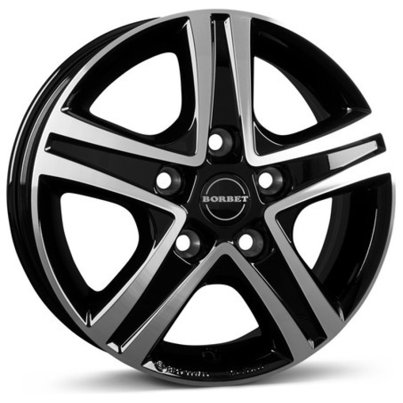Janta aliaj Borbet CWD 6.0x16" 5x118 ET68 BPG - Black polished glossy