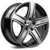Janta aliaj Carbonado GTR Sports 1 7.0x16" 5x118 ET40 BFP - Black Front Polished