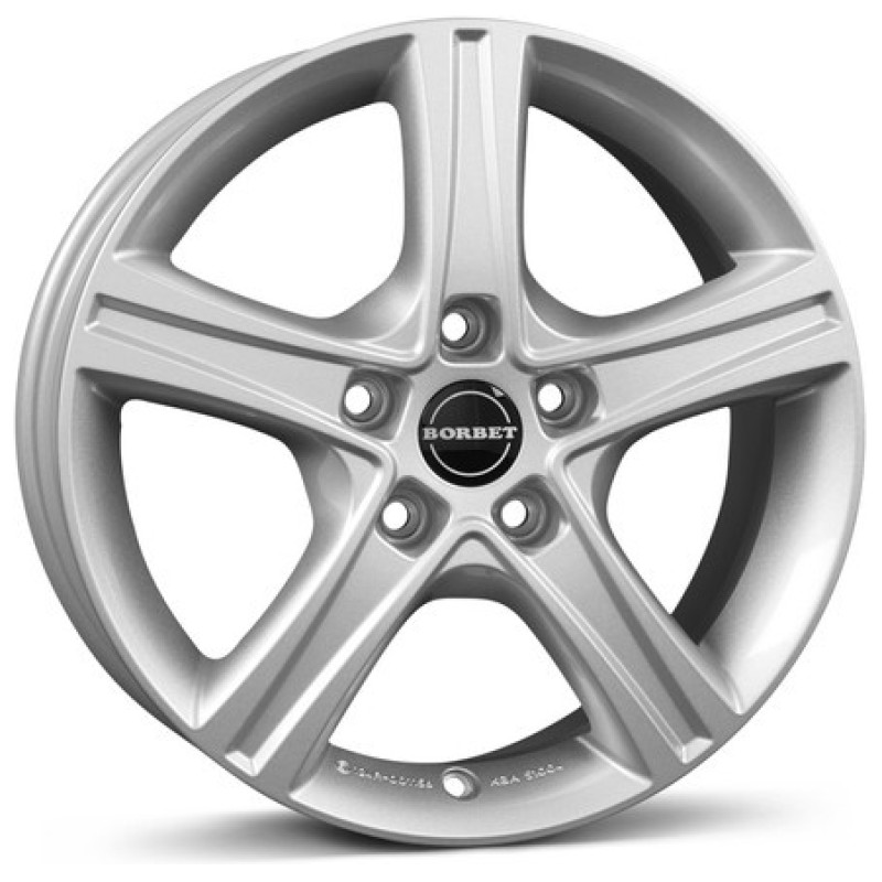 Janta aliaj Borbet CWD 6.5x16" 5x120 ET52 CS - Crystal silver