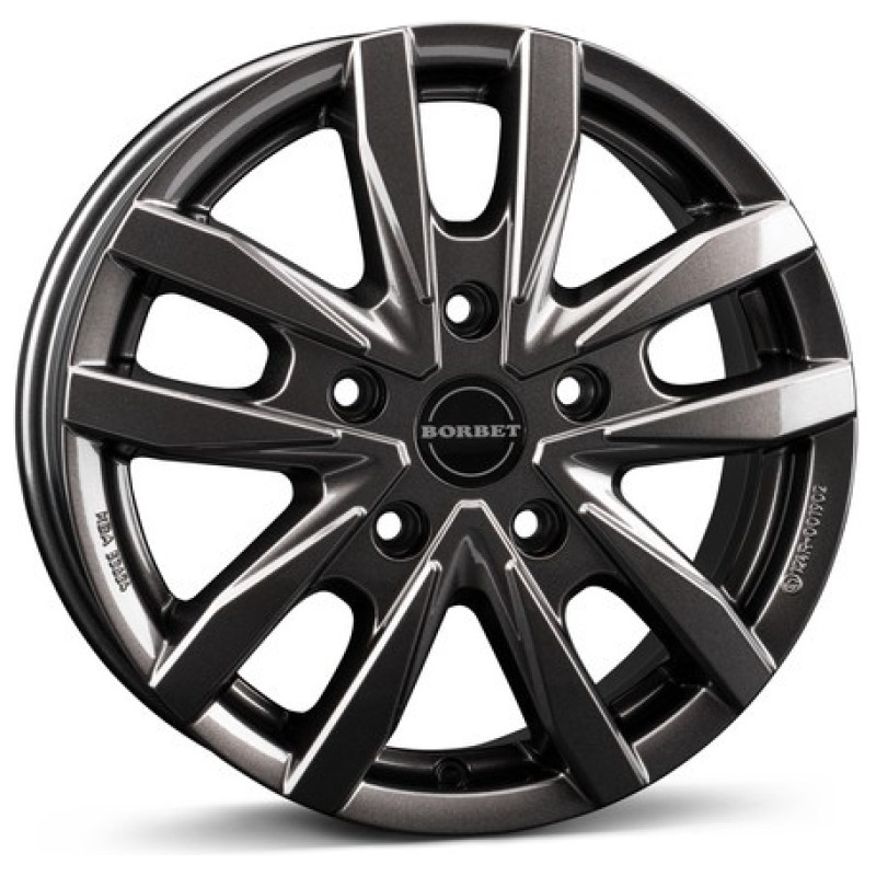 Janta aliaj Borbet CW5 6.5x16" 5x130 ET66 MAG - mistral anthracite glossy