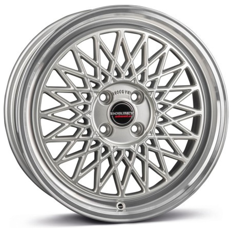 Janta aliaj Borbet B 7.0x17" 4x108 ET20 SRP - Silver Rim Polished