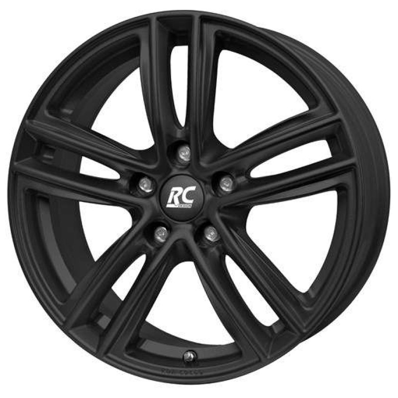 Janta aliaj RC-DESIGN RC27 7.5x17" 5x100 ET46 SKM - Schwarz Klar Matt