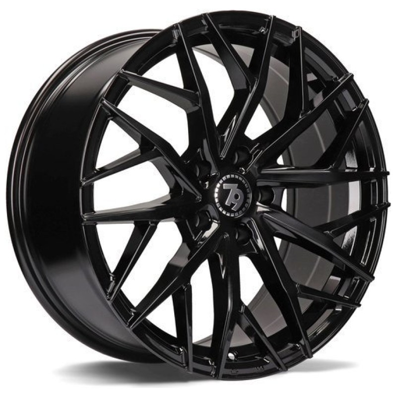 Janta aliaj seventy9 SV-C 7.5x17" 5x108 ET42 BG - Black Glossy