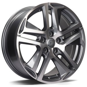 Janta aliaj Carbonado Nice 7.5x17" 5x108 ET45 AFP - Anthracite Front Polished