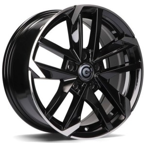 Janta aliaj Carbonado Rennes 7.5x17" 5x108 ET45 BFP - Black Front Polished