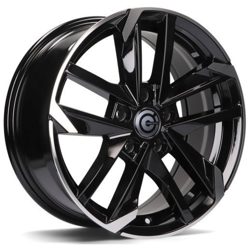 Janta aliaj Carbonado Rennes 7.5x17" 5x108 ET45 BFP - Black Front Polished