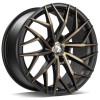 Janta aliaj seventy9 SV-C 7.5x17" 5x112 ET40 BGGF - Black Glossy Gold Front