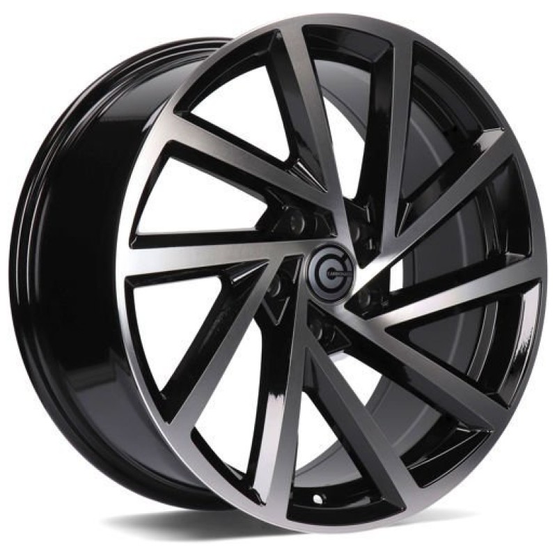 Janta aliaj Carbonado Coin 7.5x17" 5x112 ET40 BFP - Black Front Polished
