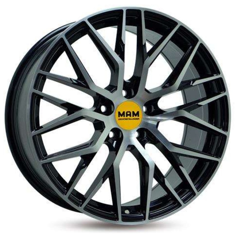 Janta aliaj MAM Leichtmetallräder RS4 7.5x17" 5x112 ET45 BFP - Black Front Polish