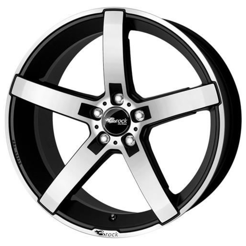 Janta aliaj Brock B35 7.5x17" 5x115 ET38 SMVP - Schwarz Matt Voll-Poliert (SMVP)