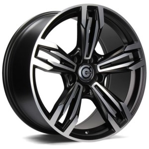 Janta aliaj Carbonado Dynamite 8.0x17" 5x120 ET30 MBFP - Matt Black Front Polished