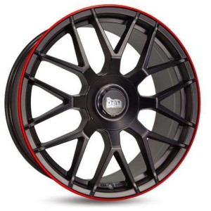 Janta aliaj MAM Leichtmetallräder GT1 8.0x18" 5x100;5x112 ET45 MBLR - Matt Black Lip Red