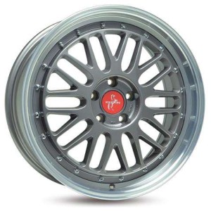 Janta aliaj Keskin Tuning KT22 8.0x18" 5x100 ET30 TGLP - Titan Grey Lip Polish