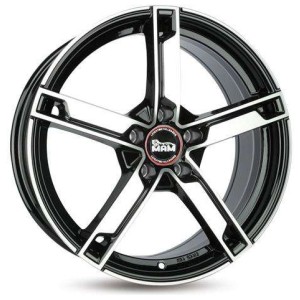 Janta aliaj MAM Leichtmetallräder W4 7.5x18" 5x100 ET35 BFP - Black Front Polish
