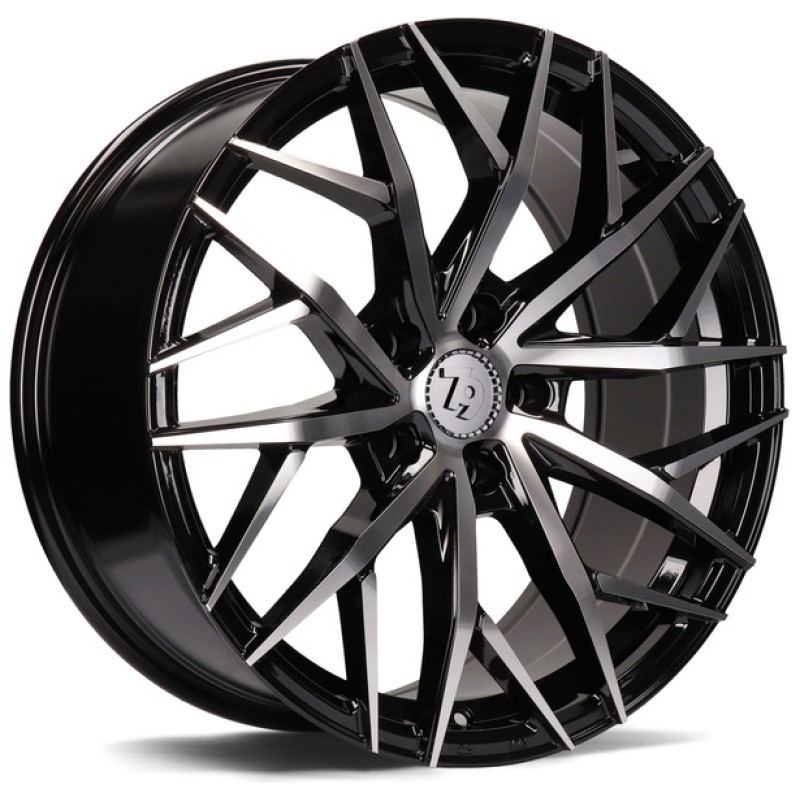 Janta aliaj seventy9 SV-C 8.0x18" 5x108 ET42 BFP - Black Front Polished