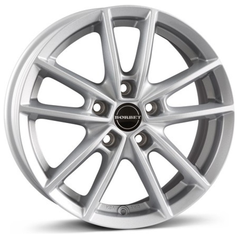 Janta aliaj Borbet W 8.0x18" 5x108 ET40 CS - Crystal silver