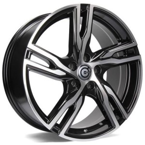 Janta aliaj Carbonado Punch 8.0x18" 5x108 ET45 BFP - Black Front Polished