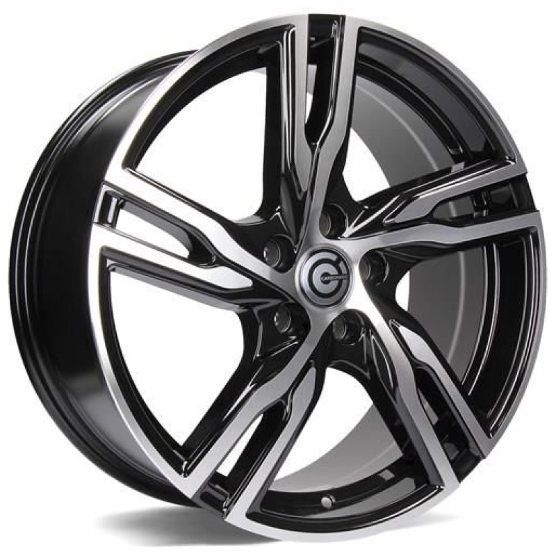 Janta aliaj Carbonado Punch 8.0x18" 5x108 ET45 BFP - Black Front Polished
